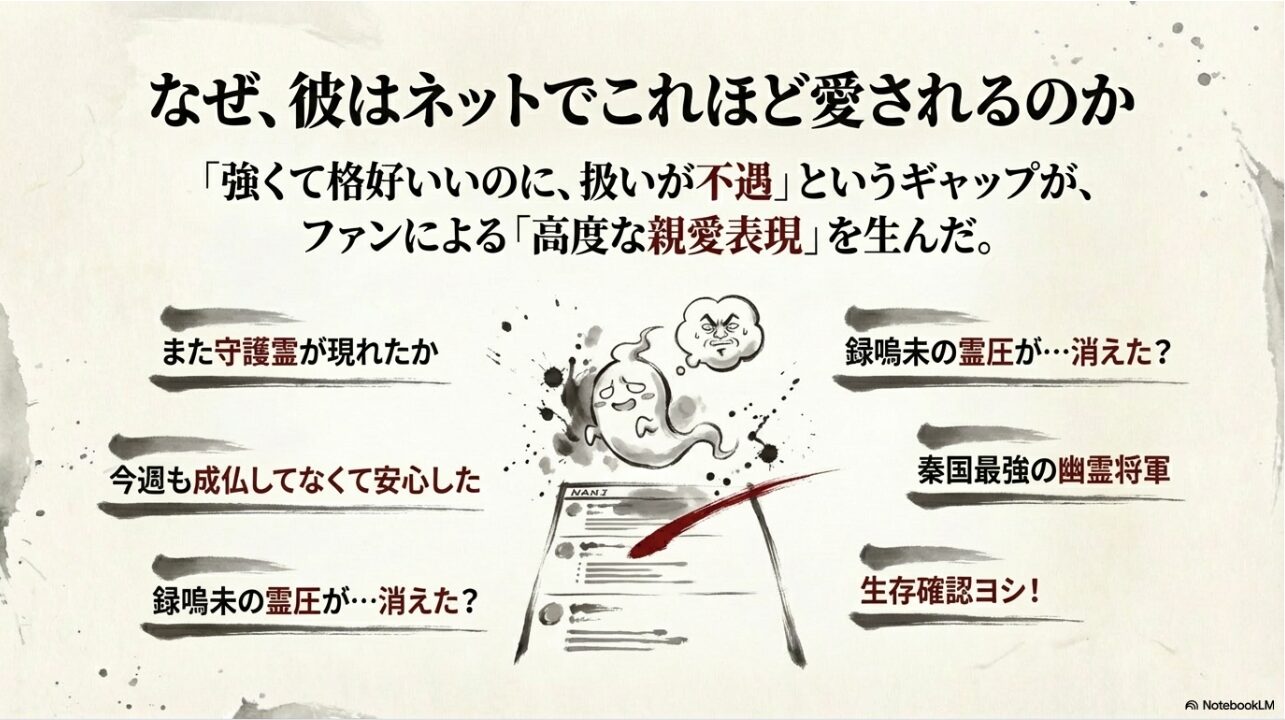 「生存確認ヨシ！」「秦国最強の幽霊将軍」などネットで愛される録嗚未のギャップ解説